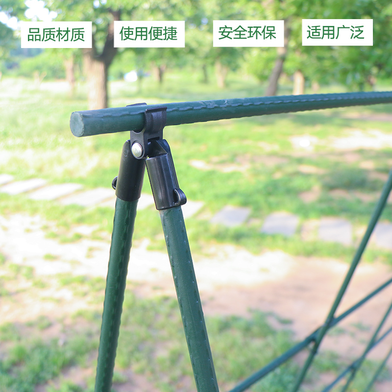 园艺花架管植物生长花盆爬藤支架包塑钢管黄瓜番茄架爬藤架支撑杆