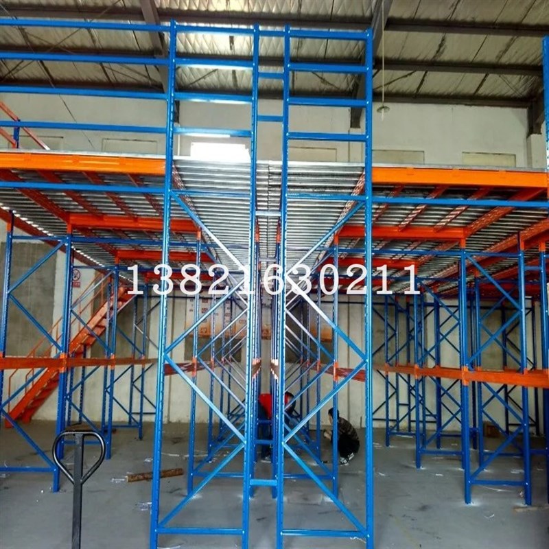 天津正豪重型阁楼平台货架可拆卸钢结构二层平台货架组装工厂仓库