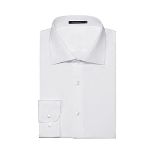 衬衣白色纯棉寸衫 DP免烫男士 修身 商务正装 白衬衣 内搭长袖 澳嘉