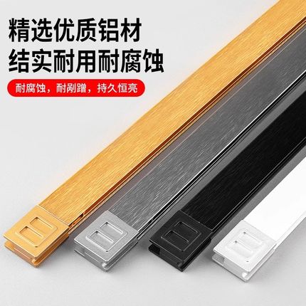 玻璃轨道双轨槽导轨推拉门滑槽衣柜柜门移门吊滑滑轮滑道上下轨