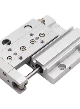 小型气动超薄型导轨滑台气缸MXF8 12 16 20-10/20/30/50/75/100