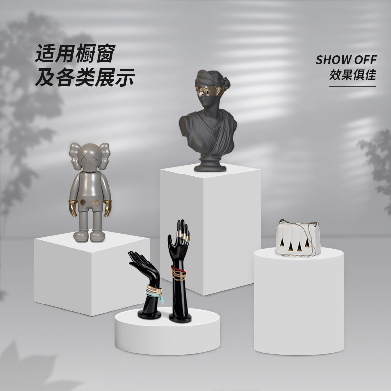 服装店地台展示台橱窗道具流水台工作室装饰摆件方形直播模特地台