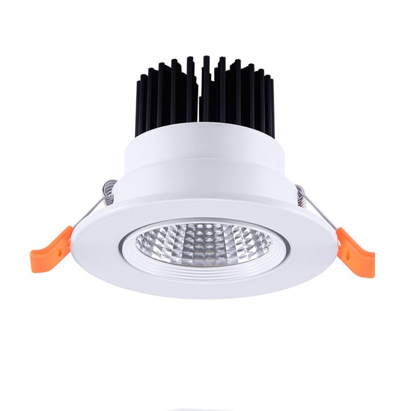 cob射灯天花灯led筒灯卧室客厅餐厅服装店背景墙牛眼孔灯3W5W孔灯