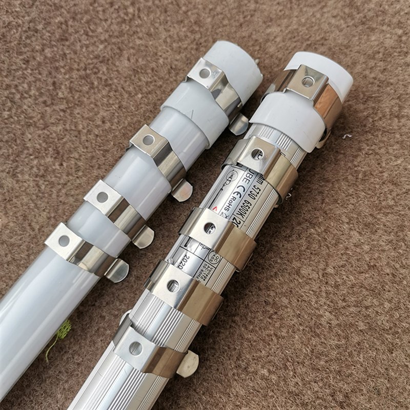 T8 T10 灯管夹子 光管固定件 LED灯管夹 圆环 U形 卡子配件不锈钢