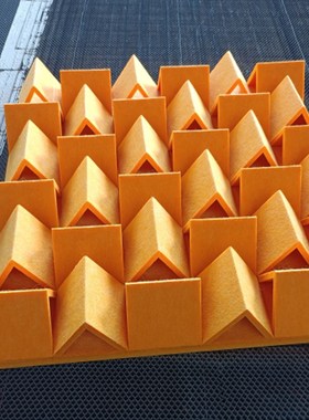 声学扩散吸音板二次余数消除回声增加漫反射环保阻燃聚酯纤维材质