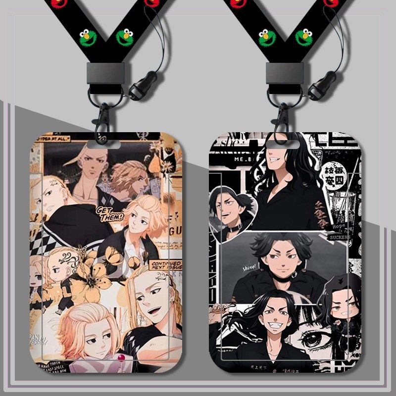 东京复仇者Mikey周边卡套学生饭卡校园卡证件公交卡挂脖工厂牌套