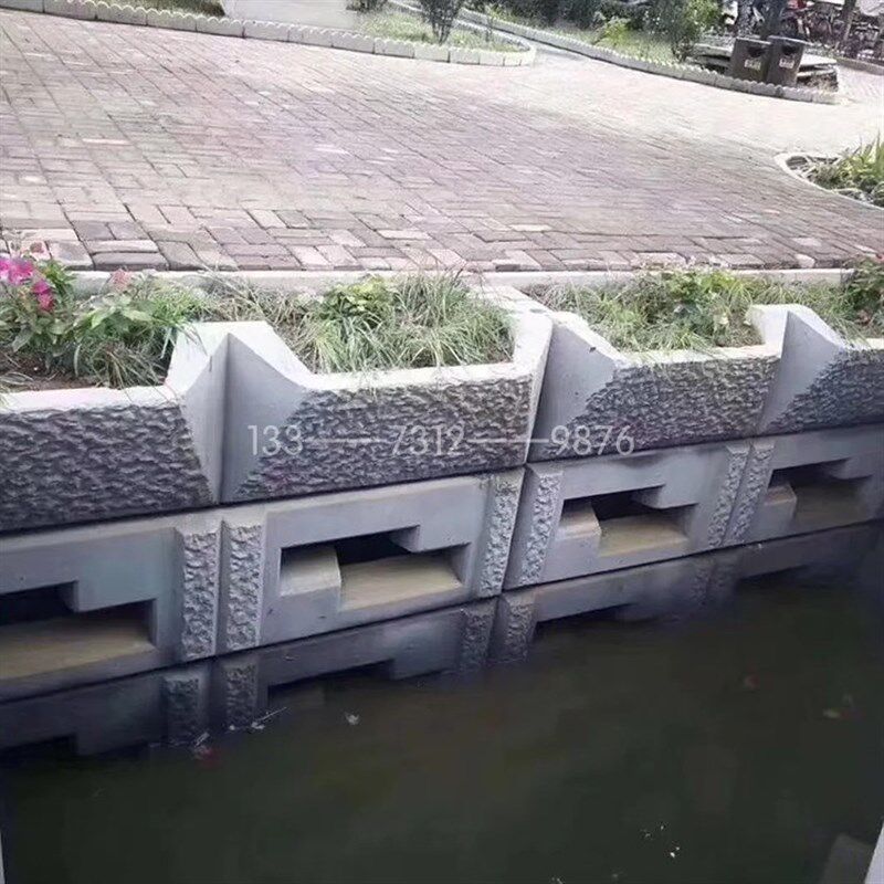 景观鱼巢护坡生态框砌块铁模具河道植草式阶梯挡土墙砖水泥模板