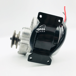 350W皮轮速电机机械改装 12V250速电机12V 250W 36V 电机 24V