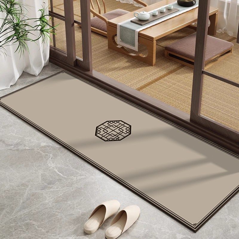 新中式阳台喝茶地垫茶室茶桌下面脚垫室外休闲区户外庭院长条地毯,居家布艺,家用脚垫,淘宝优惠券,粉丝福利购,淘宝优惠卷