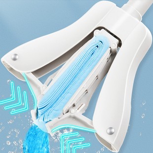 明朗星 速拖净胶棉海绵免手洗吸水地拖把懒人对折挤水干湿两用