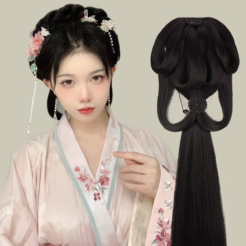 汉服头饰假发古风一体式魏晋风后压发包古装发髻造型后脑勺垫发包,美发护发/假发,发包/丸子,淘宝优惠券,粉丝福利购,淘宝优惠卷