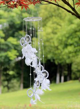 MS6814 新款风铃珠子S形捕梦网 挂件 婚庆 家居装饰工艺品小清新