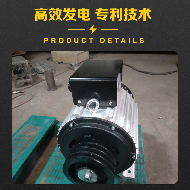 永磁发电机吸盘纯铜稀土变频无刷380V高效家用220V便携式3-30kw