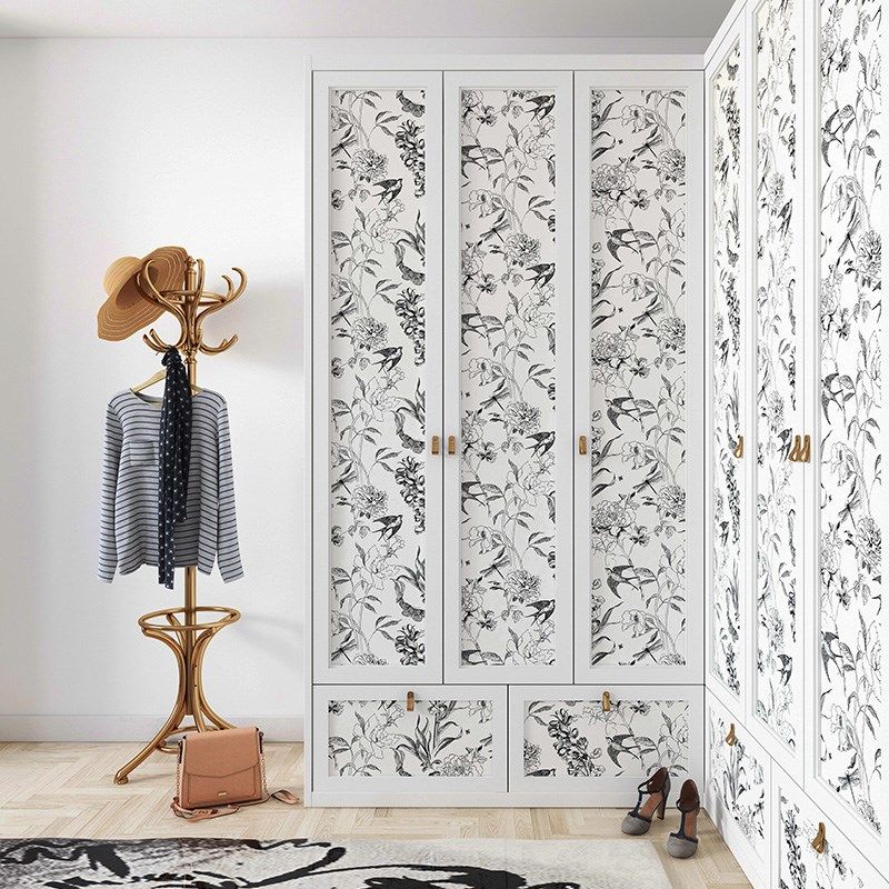 装万家自粘墙纸法式家具翻新贴纸衣柜移门改造贴膜鞋柜电视柜门贴,家居饰品,家具贴,淘宝优惠券,粉丝福利购,淘宝优惠卷