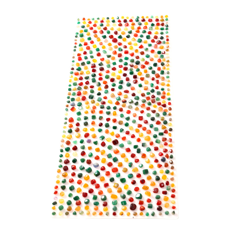 天然玛瑙健康走毯足疗穴位步足部压板鹅卵石脚底按摩垫足底按摩器