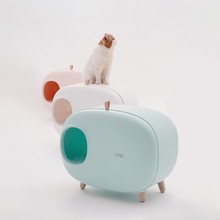 麻薯大号猫砂盆全半封闭防外溅防臭抽屉式猫厕所小号屎盆猫咪用品