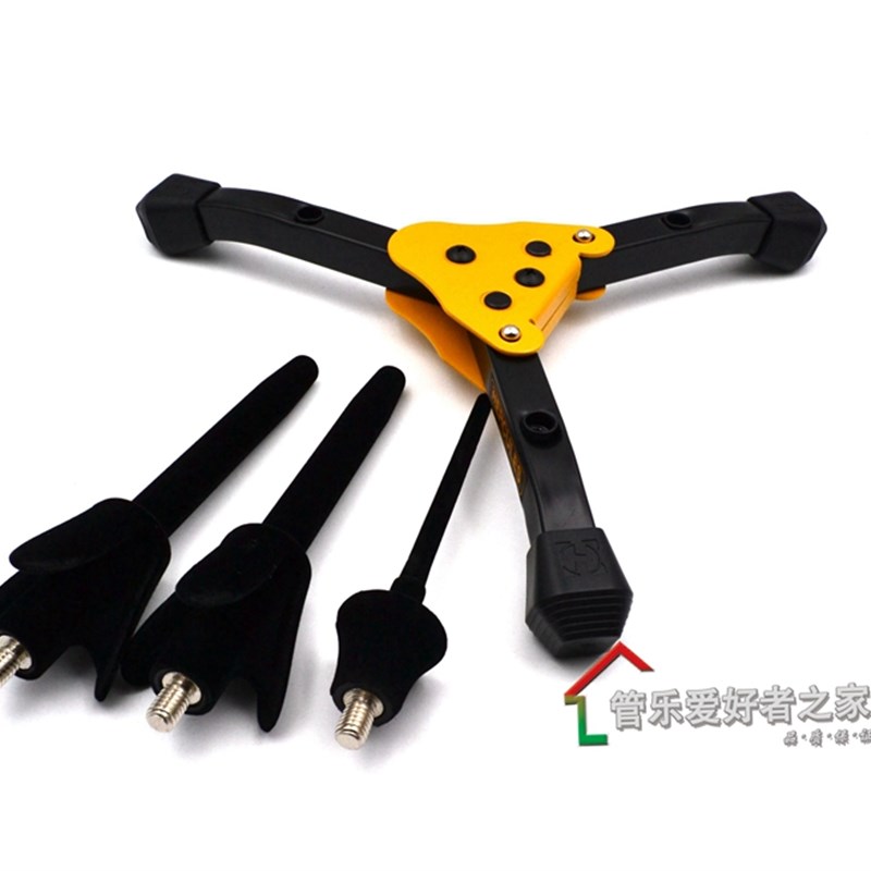 海克力斯 短笛长笛单簧管黑管架子竹笛支架可放3支 DS543B