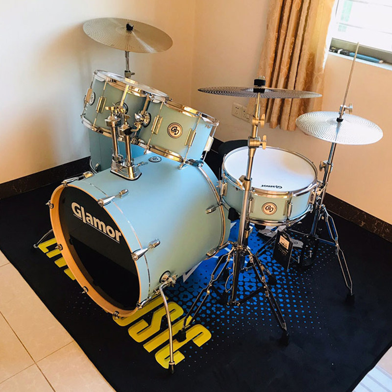 架子鼓地a毯防滑爵士鼓脚垫隔音减震地垫专用电子鼓家用鼓毯消音