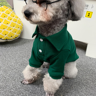 透气 小博美比熊泰迪宠物狗狗衣服夏天装 猫咪衣服夏季 薄款 POLO衬衫