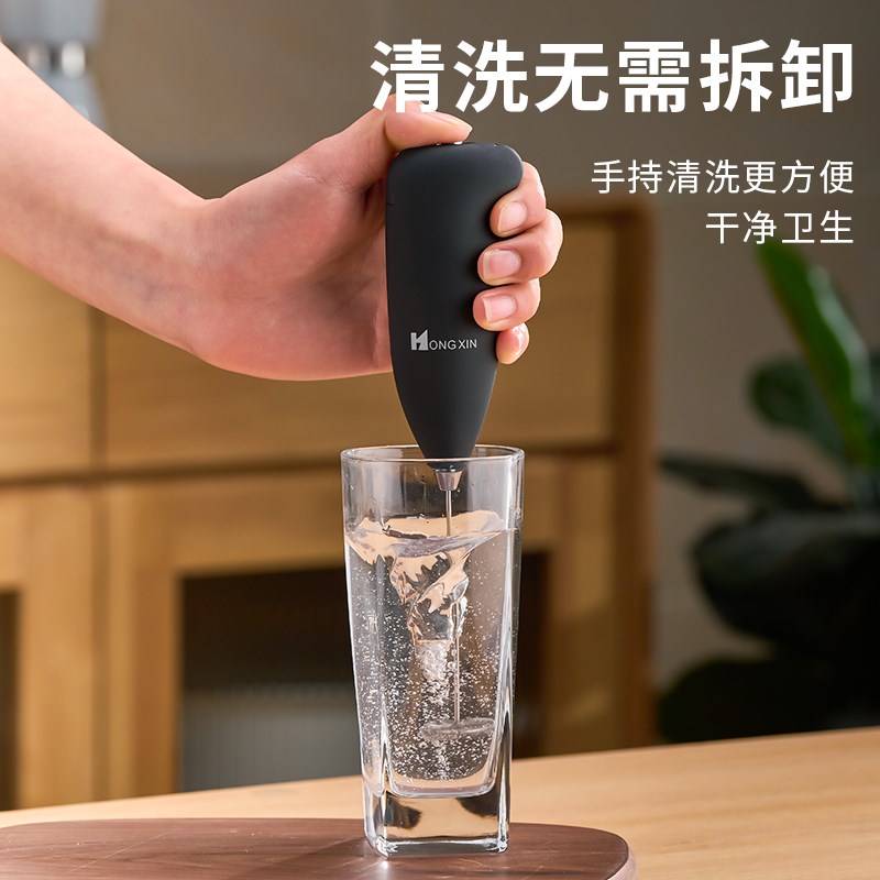 打奶泡器咖啡打泡器手持电动牛奶打发器家用小型自动搅拌器