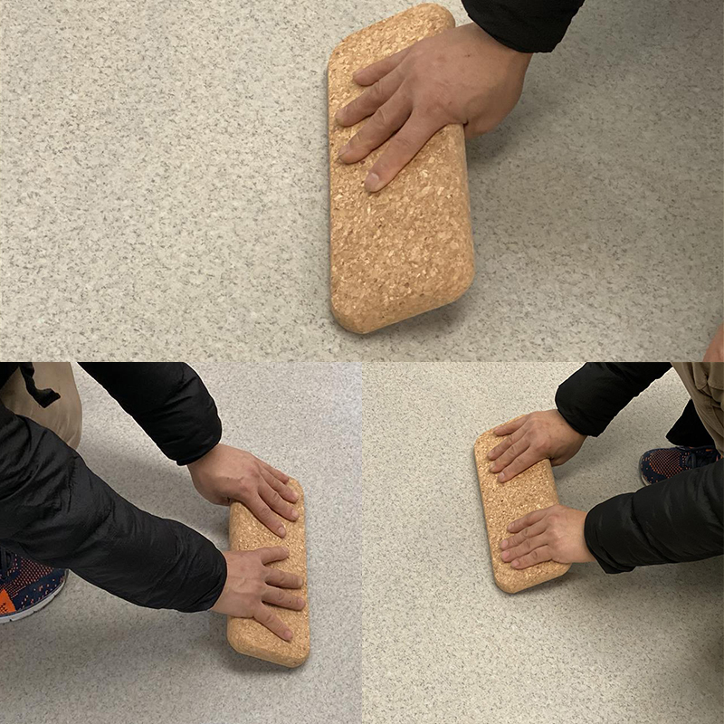 推木消气泡去皱塑胶地板施工铺设软木推板运动地板排气压实推平