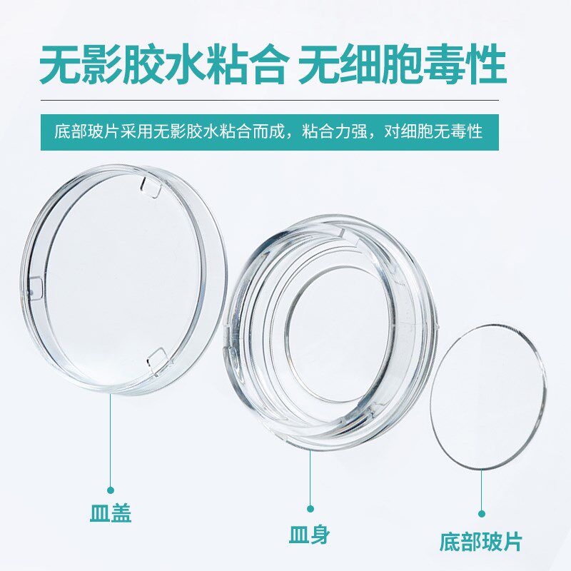 比克曼生物激光共聚焦培养皿处理mmmm玻底培养皿图片