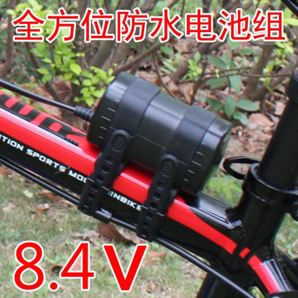 IPX8级防水电池组自行车灯车前灯专用充电电池单车头灯配件T6/L2