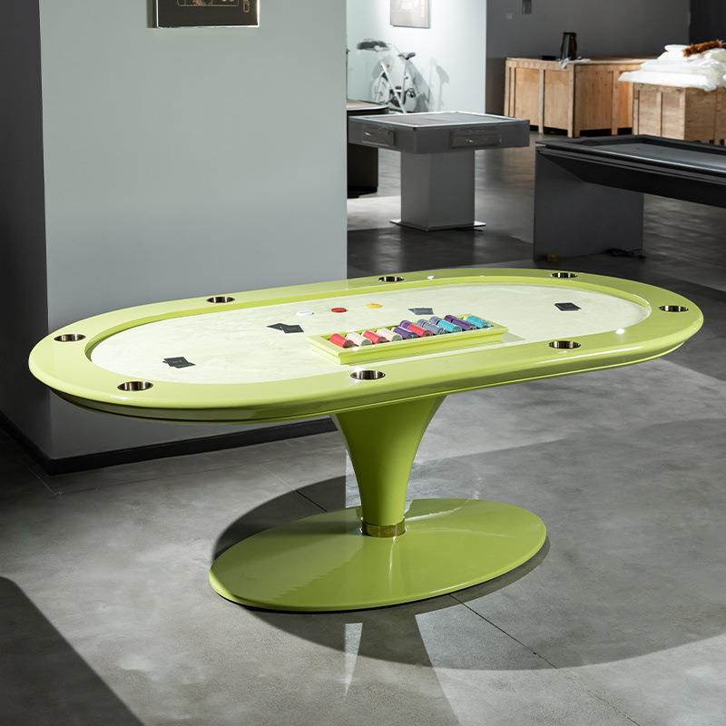 高端德州扑克桌多人德扑竞技桌面筹码棋牌室会所豪宅德州桌子