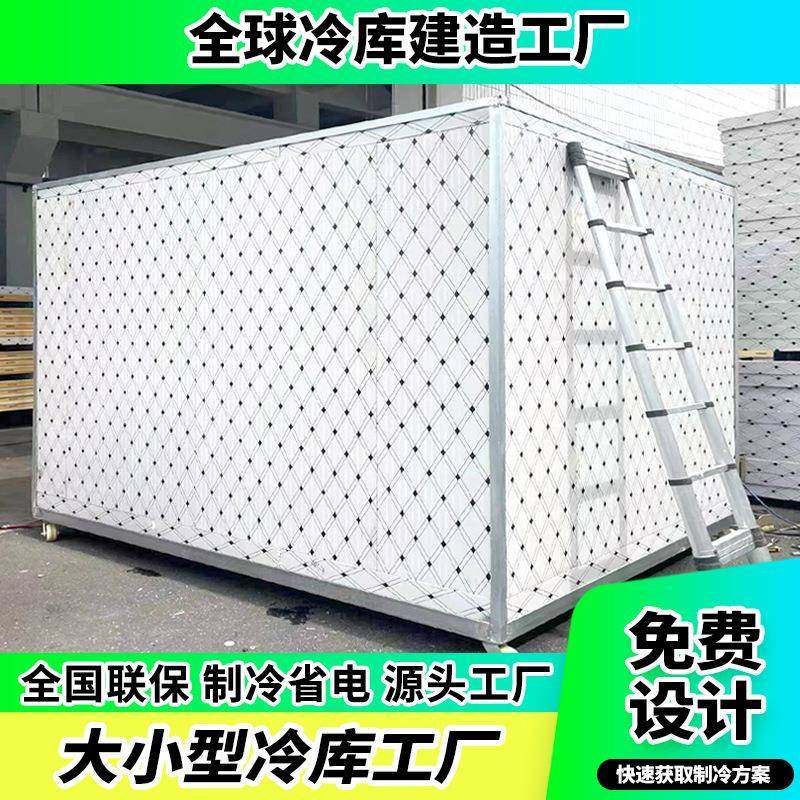 水果蔬菜茶叶速冻库冷冻库保鲜柜集装箱移动冷库3米4米8米广东