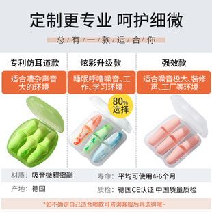 耳塞超级隔音防噪音睡眠睡觉降噪防吵呼噜声静音耳罩神器