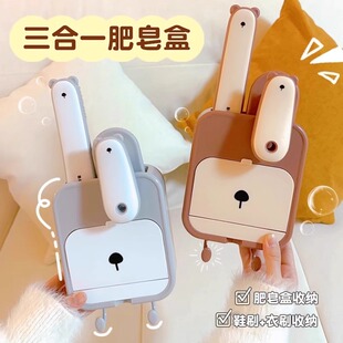 儿童专用小鞋刷i软毛小朋友孩子洗鞋刷子不伤鞋家用沥水收纳置物