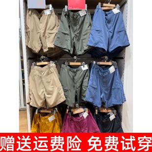 日单男装女装尼龙休闲短裤2024夏季新款工装短裤运S动中裤463870