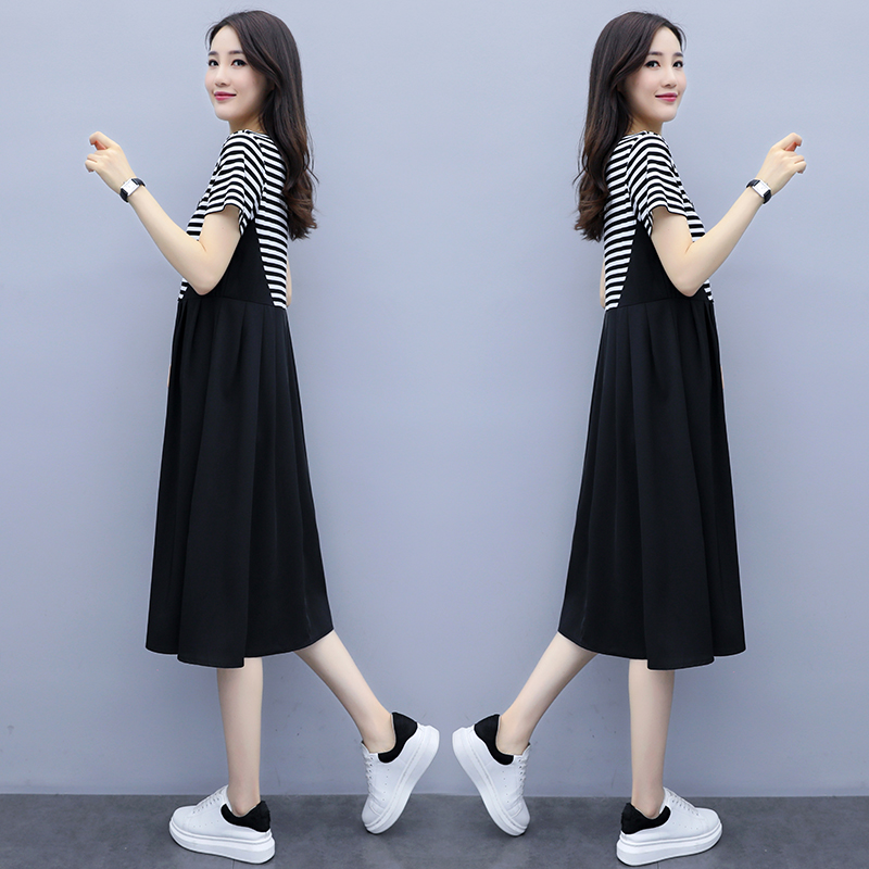 孕妇连衣裙夏装g时尚款哺乳衣服夏季洋气宽松裙子2020辣妈外出潮