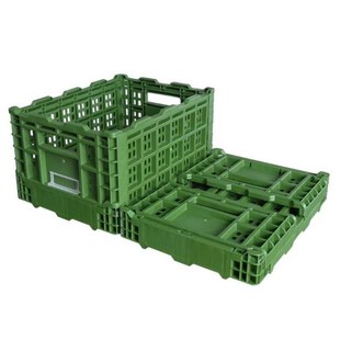 塑料折叠箩菜水果箩收纳物流筐 4003 周转 箩塑物豪料胶塑蔬筐600