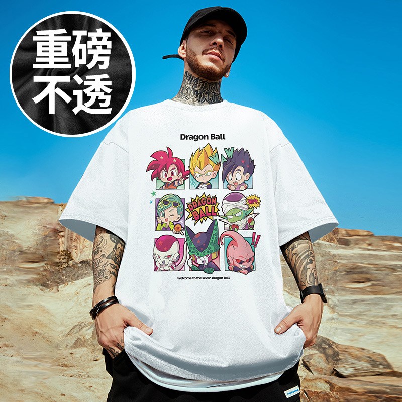 2025白色小T纯棉重磅3t00斤大码男装宽松打底T恤短袖胖子半截袖男