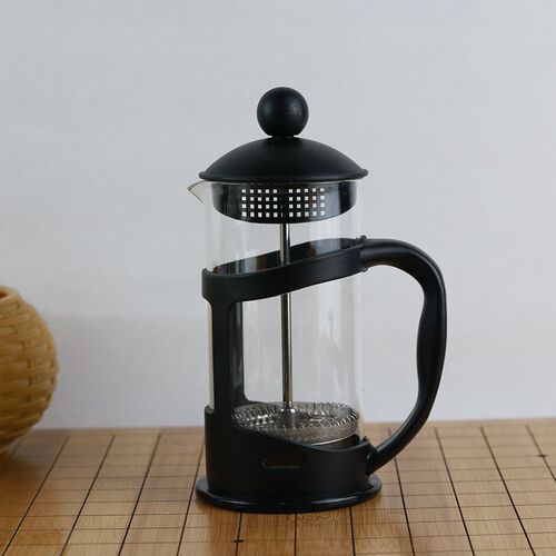 耐高温高硼硅f咖啡滤壶法压壶冲茶器虑压壶泡茶壶手冲咖啡壶打奶