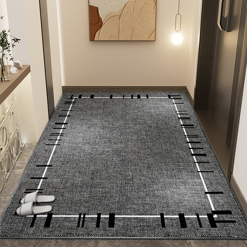 入户门地垫高级感进门玄关垫子家用大门口防滑耐脏地毯门外蹭脚垫