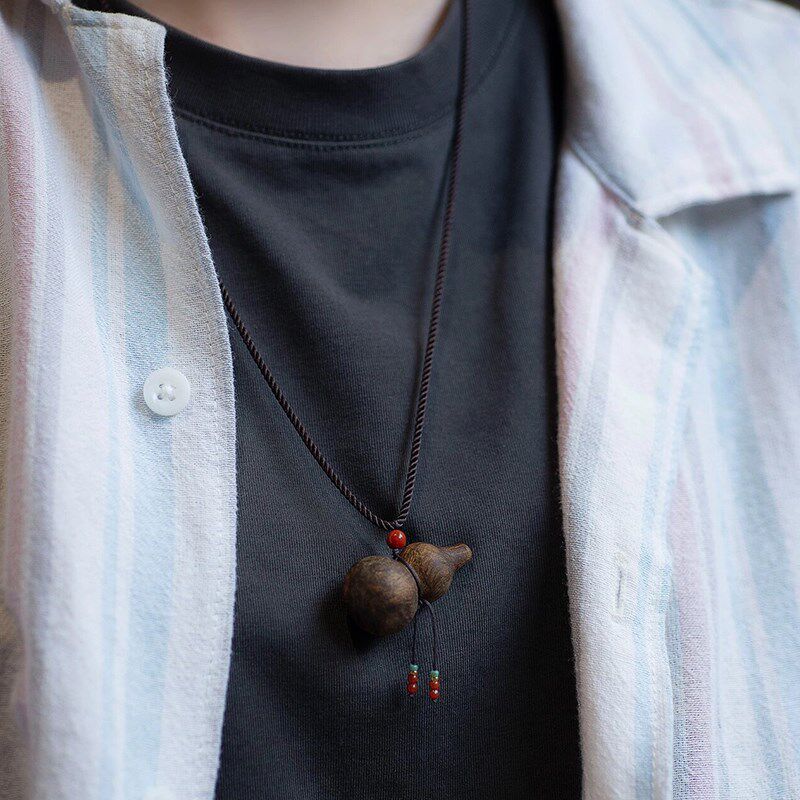 天然奇楠沉香葫芦毛衣链福禄双全新中式锁骨链项链简约百搭文玩女,饰品/流行首饰/时尚饰品新,沉香,淘宝优惠券,粉丝福利购,淘宝优惠卷