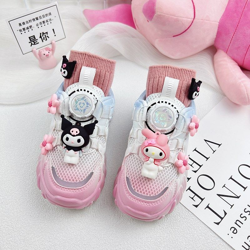 粉色旋转纽扣童鞋女免系带运动鞋儿童无鞋带小白鞋女鞋跑鞋子女款,童鞋/婴儿鞋/亲子鞋,运动鞋,淘宝优惠券,粉丝福利购,淘宝优惠卷