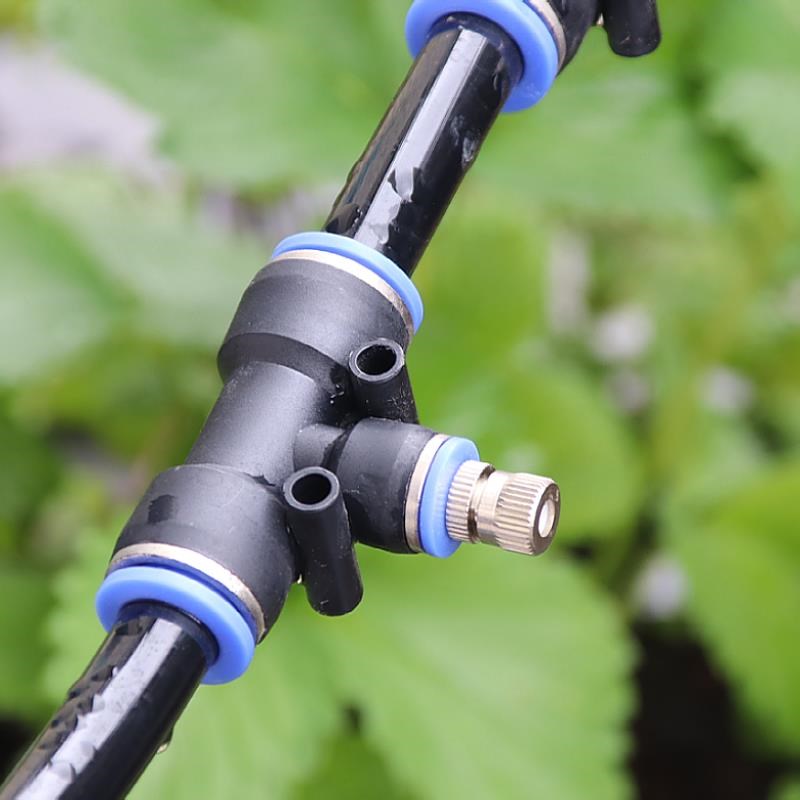 室内降温喷头加湿工地围挡雾化喷嘴养殖J消杀冷雾降尘自动防疫喷