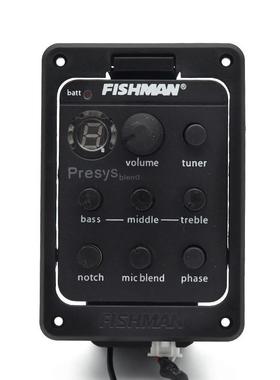 渔夫吉他拾音器EQ电箱301ISYS吉他配件民谣拾音器液晶调音器