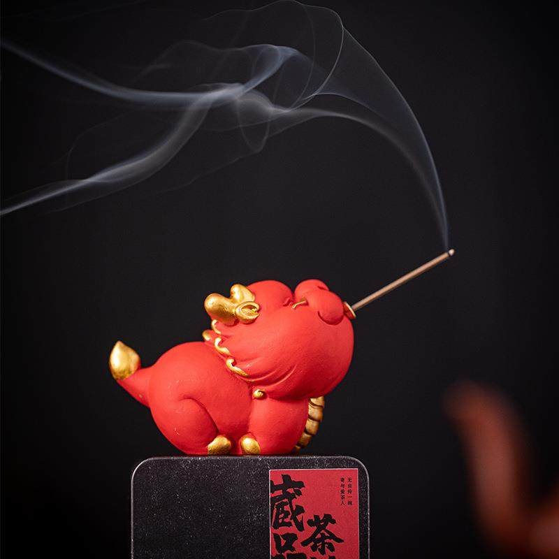 青砂文创龙系列飞天小神龙创意摆件镇纸模型家居书房线香插装饰品,节庆用品/礼品,新娘配件,淘宝优惠券,粉丝福利购,淘宝优惠卷