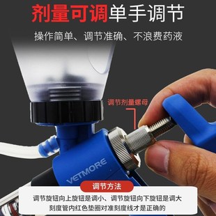 新款型两用畜牧猪羊用注射器家禽疫苗插瓶式连续调连续注射针