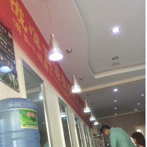 现代理发店发廊过道吧台吊灯 餐吊灯 时尚个性铝材吊灯灯罩