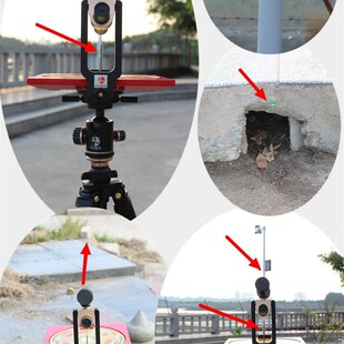 易仙绿激光罗盘定位仪三脚架支架罗经杖对准仪指向器定向仪铝合金