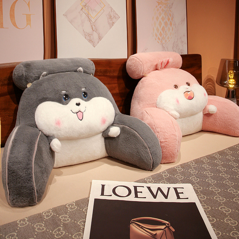 床头软包靠背床上靠垫枕头榻榻米靠枕抱I枕办公室久坐腰垫腰靠卧