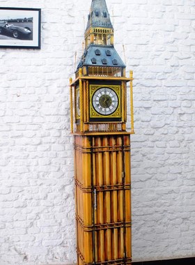 超大号 伦敦大本钟模p型 储物柜 酒吧咖啡店餐厅店面装饰建筑设计