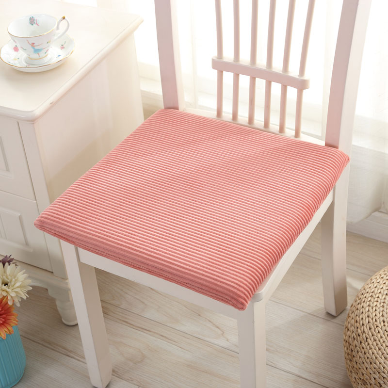 短毛绒记忆海绵加厚np办公室学生坐垫家用餐椅垫子汽车垫可拆洗