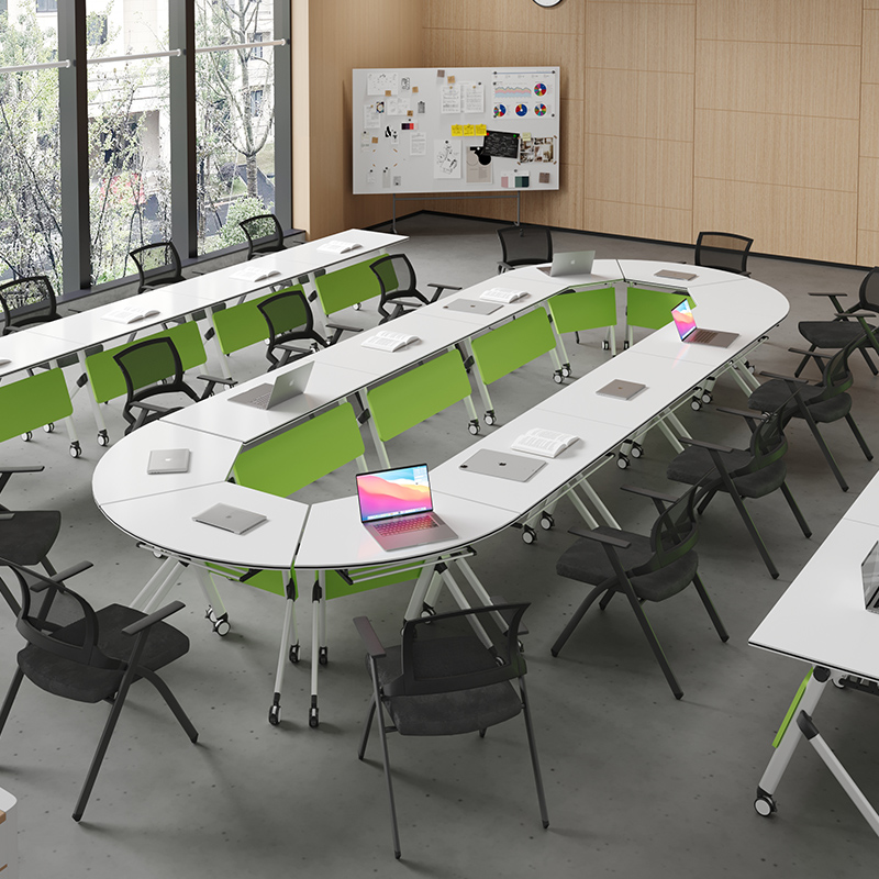 折叠培训桌会议桌椅组合