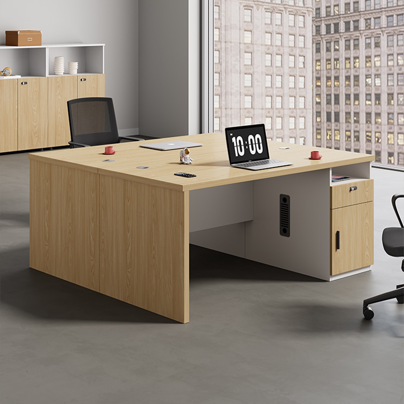 单人办公桌椅组合1.2米电脑书桌办公室1.4米职员桌简约现代员工位